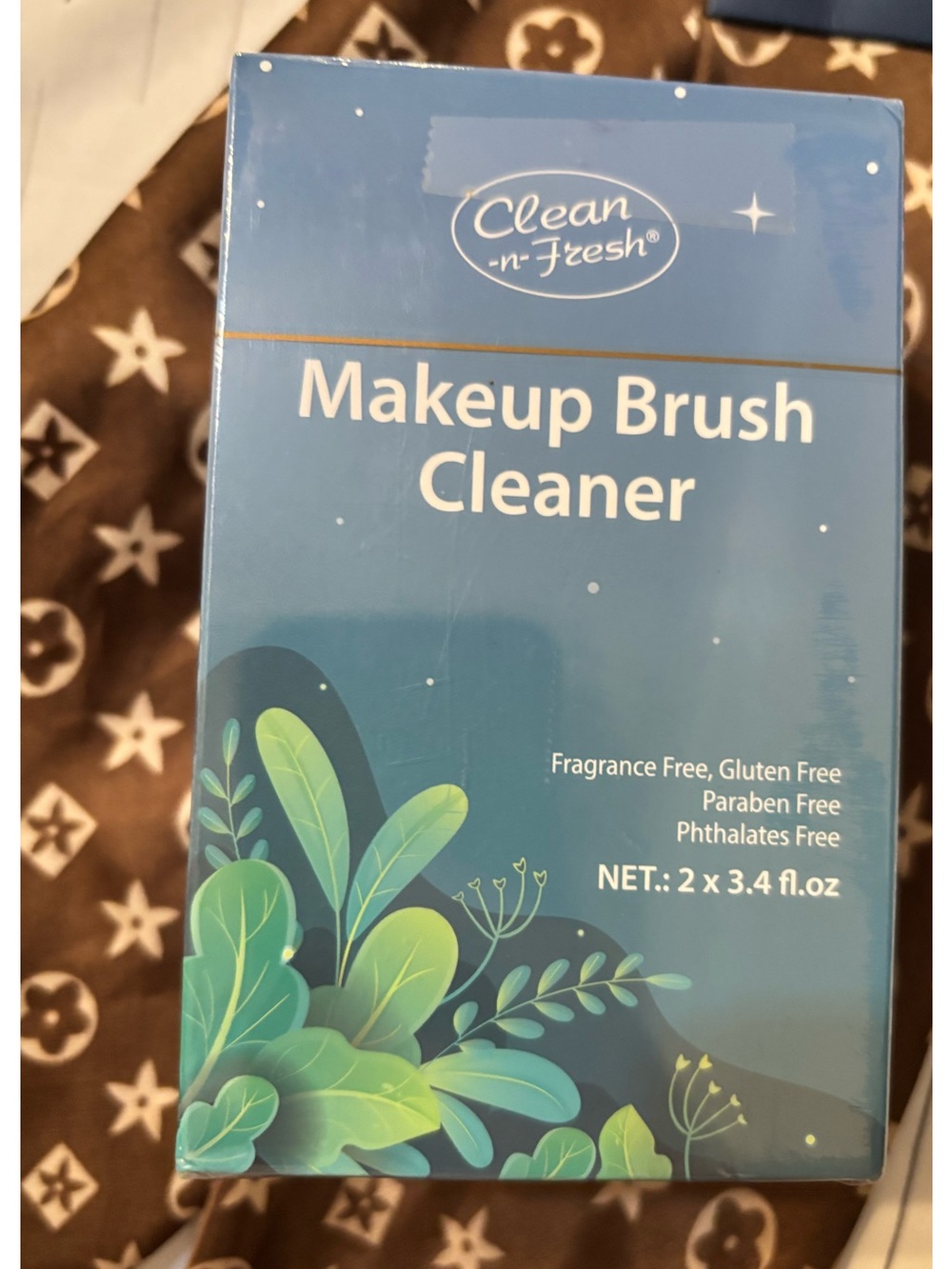 Clean-n-Fresh Makeup Brush Cleaner Set 2 x 3.4 fl oz – New Sealed